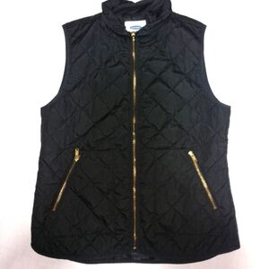 Old Navy Black Puffer Vest Jacket Lightweight